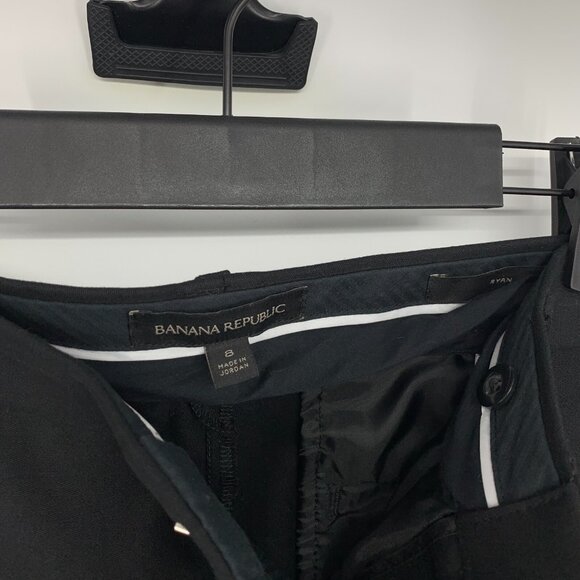 Banana Republic Pants Black Ryan Slim Straight Bi Stretch Washable - Picture 4 of 11